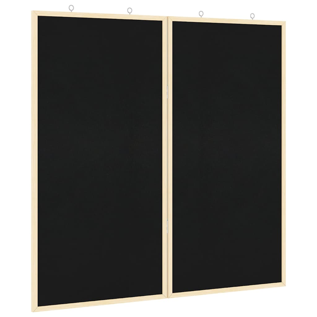 vidaXL Magnetisch whiteboard Wit 80 x 1.4 x 80 cm Massief grenenhout