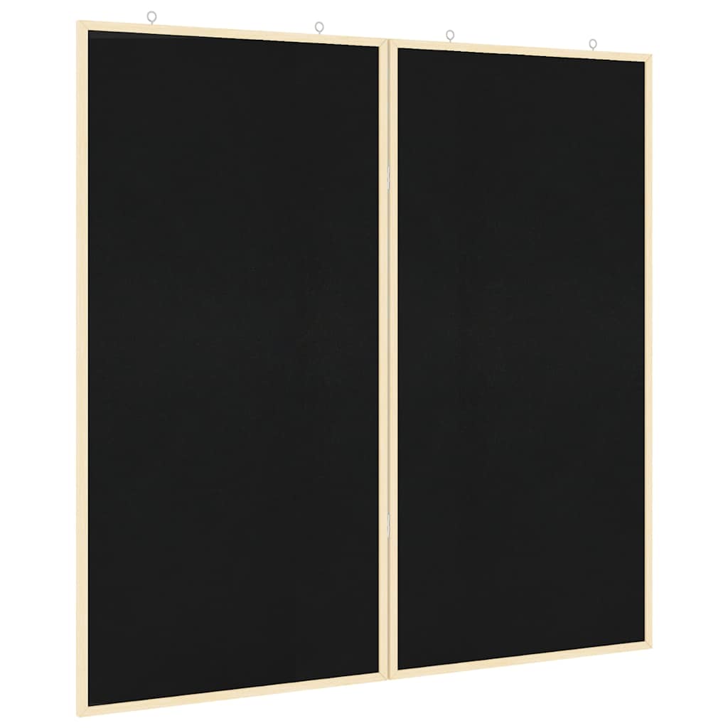 vidaXL Magnetisch whiteboard Wit 80 x 1.4 x 80 cm Massief grenenhout