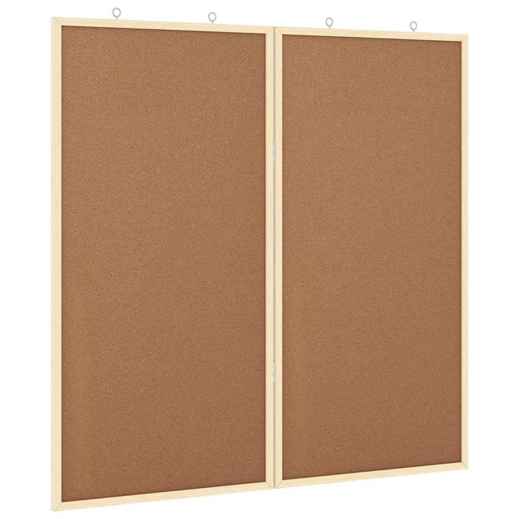 vidaXL Magnetisch whiteboard Wit 80 x 1.4 x 80 cm Massief grenenhout
