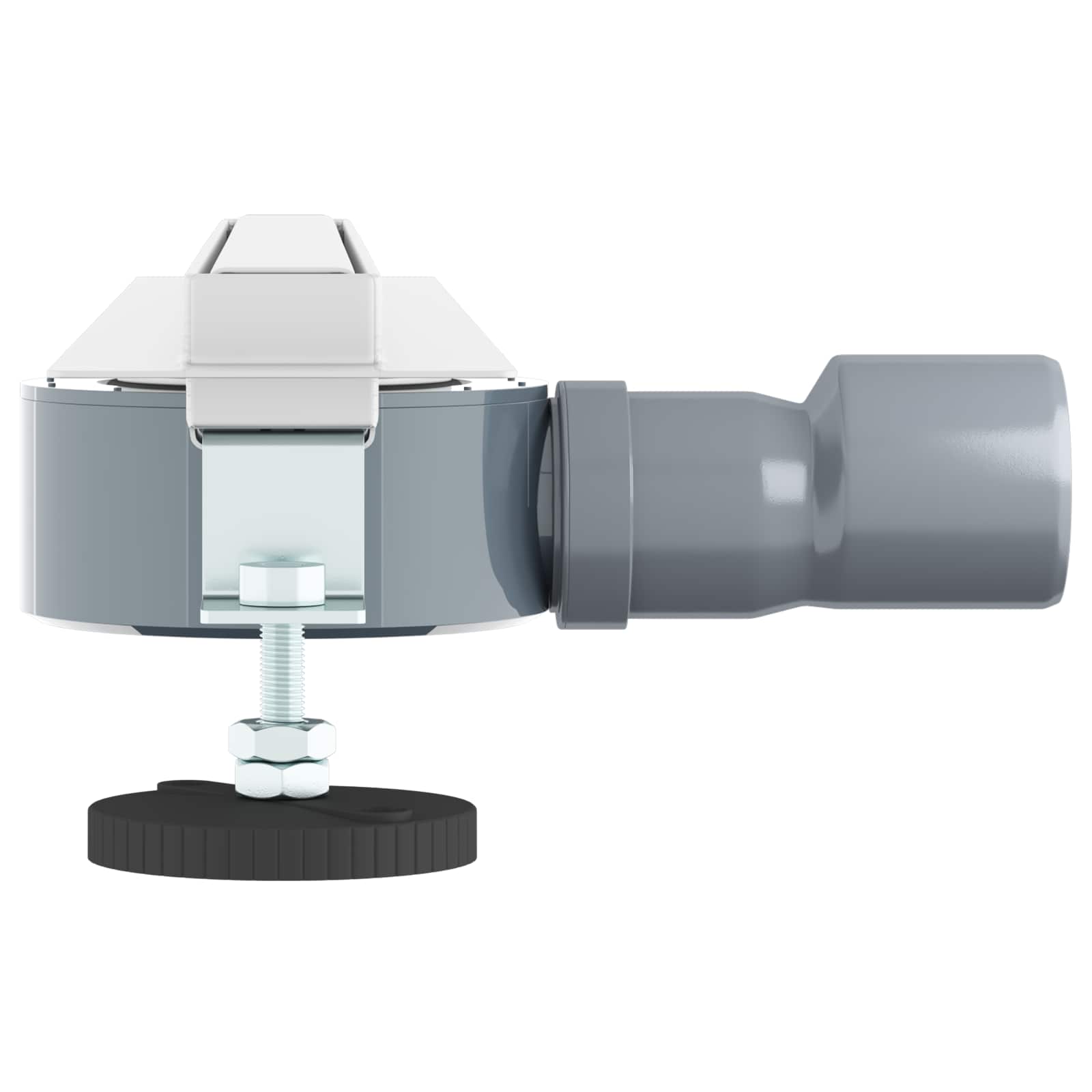vidaXL 360° Doucheafvoer Met Slank Model Zilver 50 cm