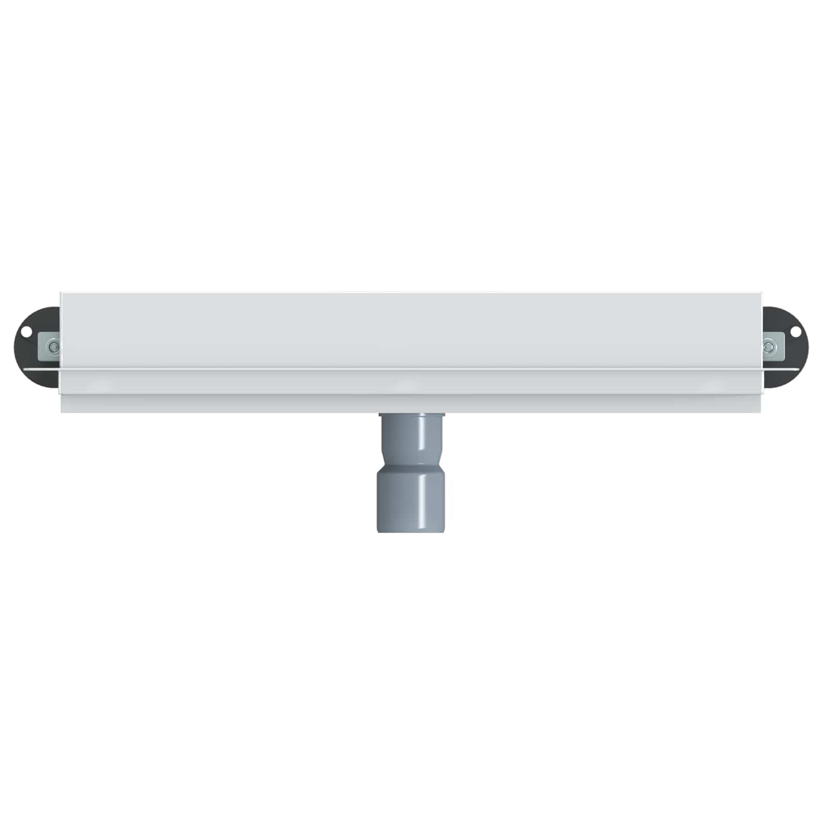 vidaXL Wandgemonteerde Douche Afvoer Zilver 50 cm Roestvrij staal 304