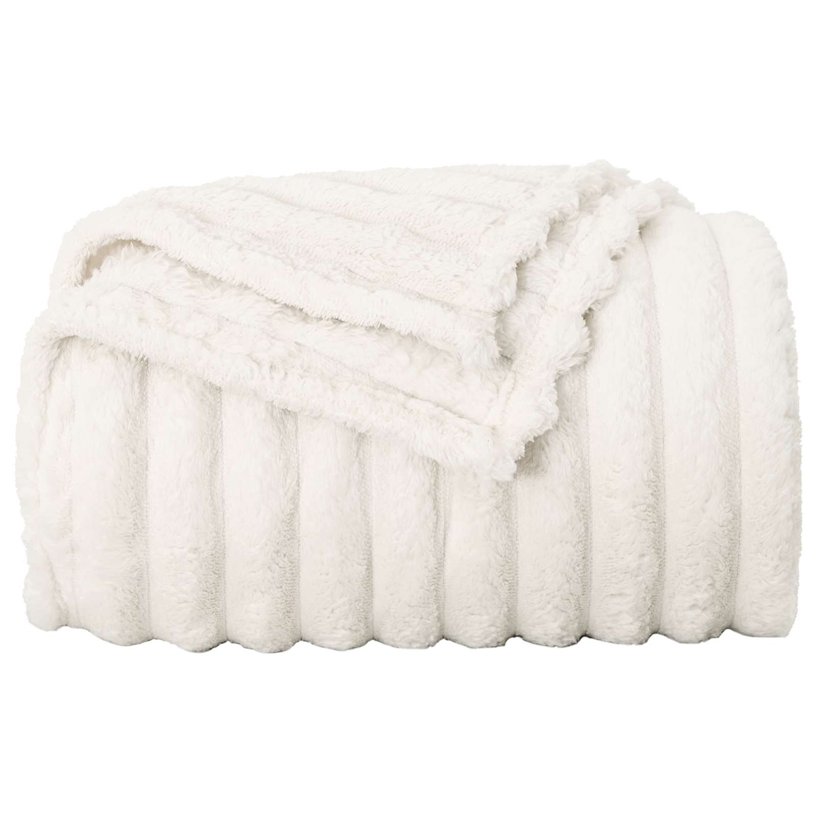 vidaXL Gooi Deken Beige 150 x 130 cm Fleece
