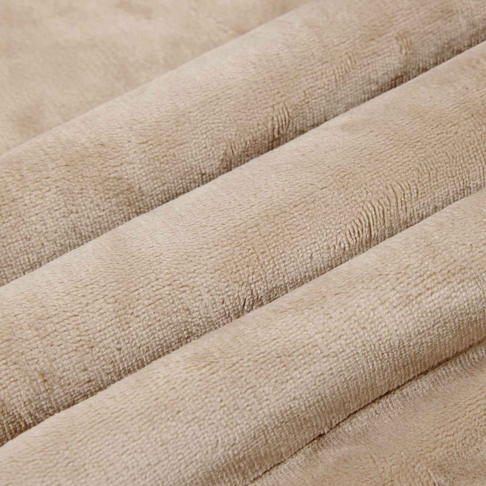 vidaXL Gooi Deken Beige 130 x 150 cm Fleece