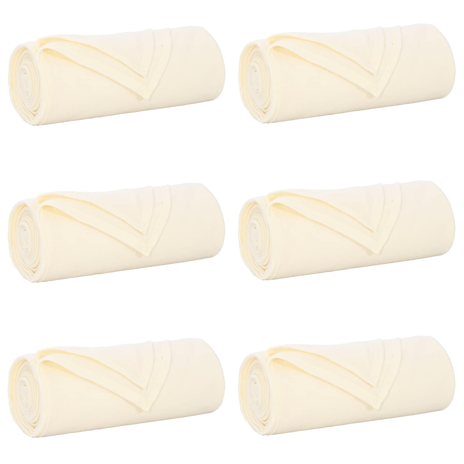 vidaXL Gooi Deken Beige 170 x 130 cm Fleece