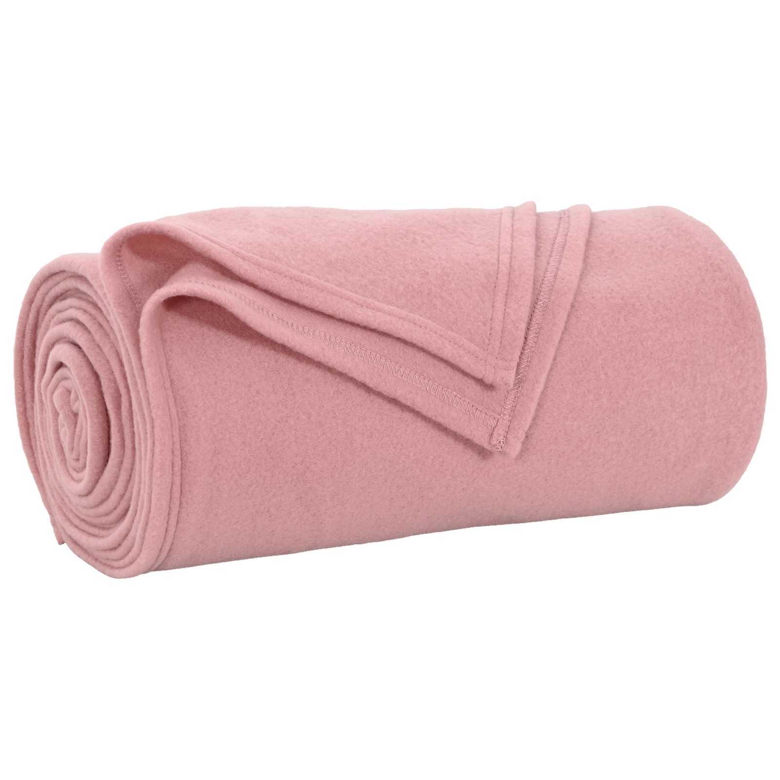 vidaXL Gooi Deken Beige 170 x 130 cm Fleece