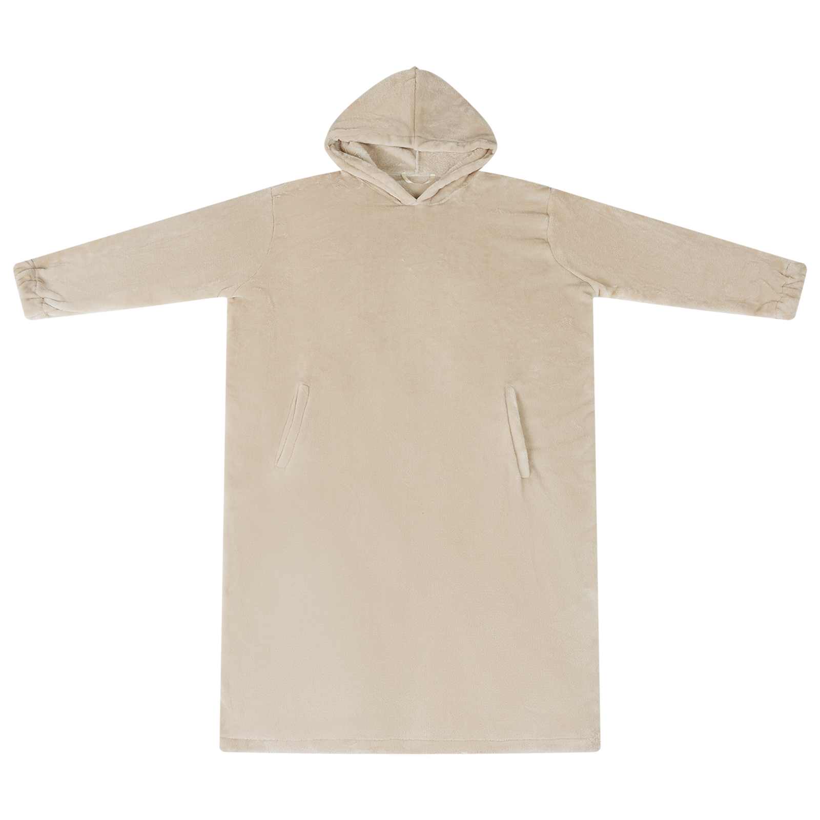 vidaXL Deken hoodie Marineblauw s Flanel