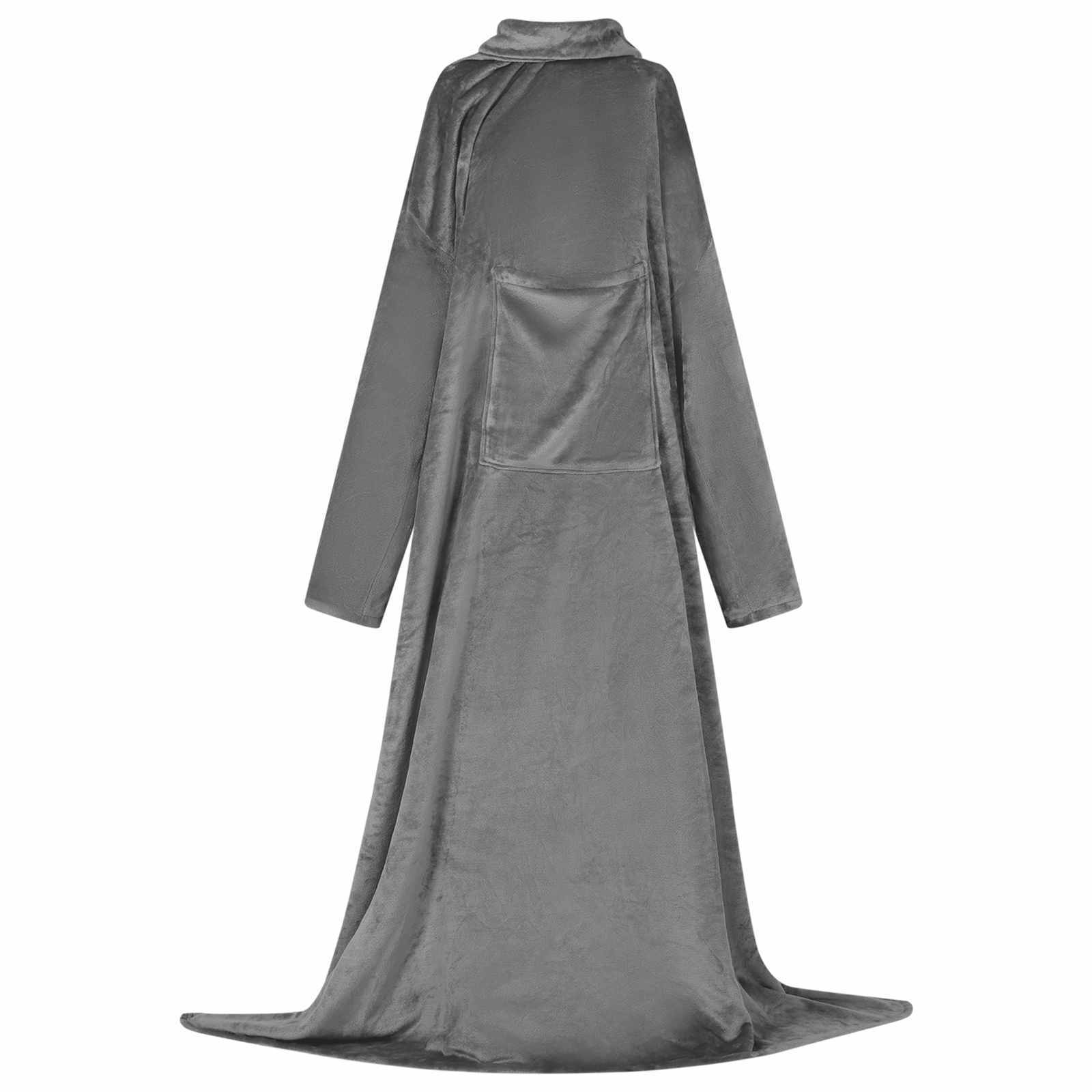 vidaXL Deken hoodie Beige Flanel