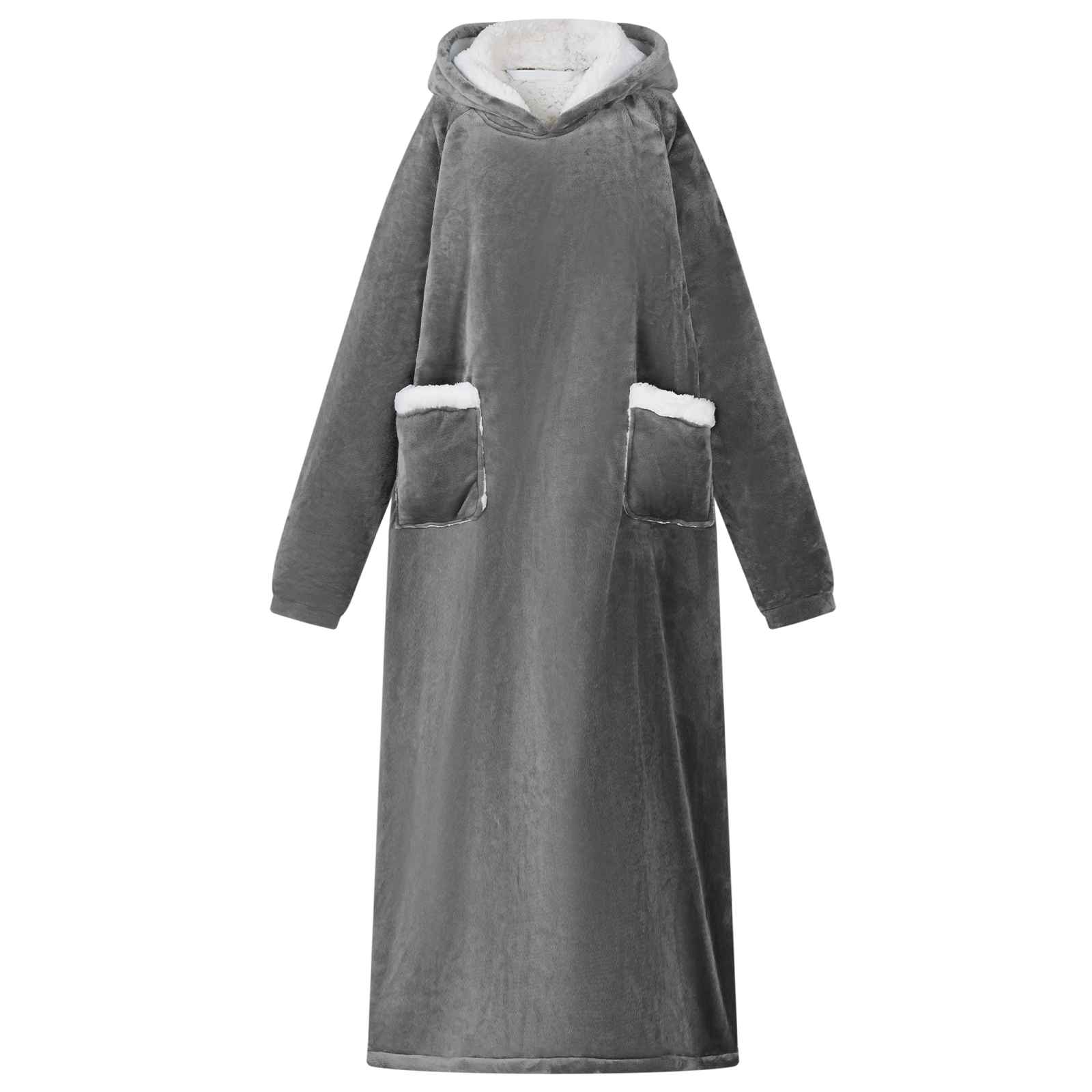 vidaXL Deken hoodie Beige l Fleece en Flanel