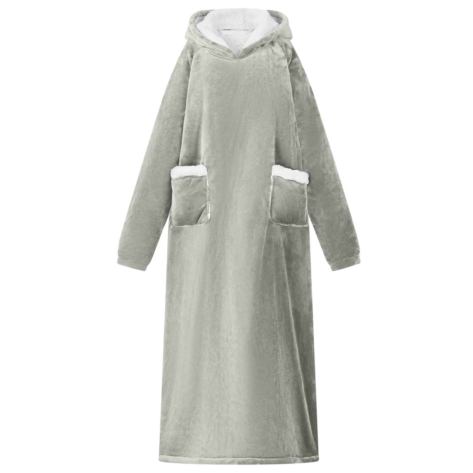 vidaXL Deken hoodie Beige l Fleece en Flanel