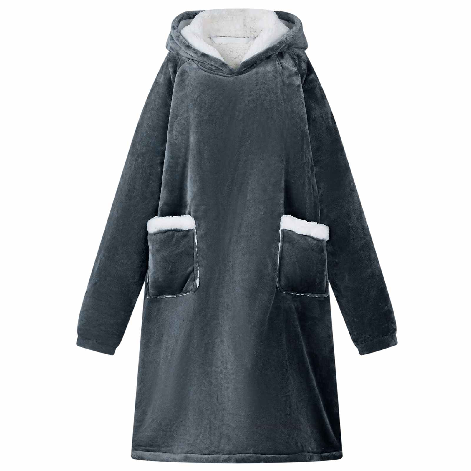 vidaXL Deken hoodie Beige l Fleece en Flanel