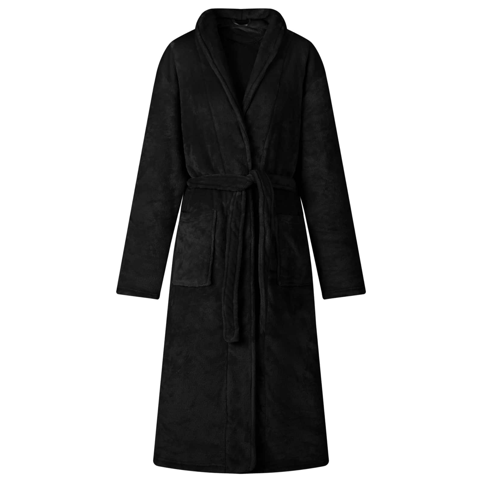 vidaXL Badjas zonder Kap Beige s Flanel