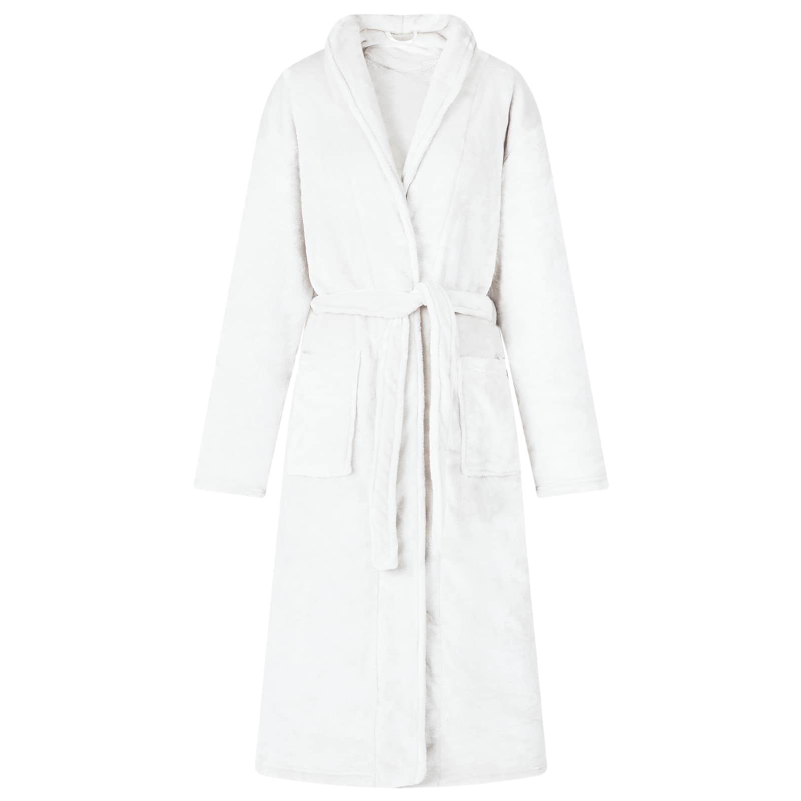 vidaXL Badjas zonder Kap Beige s Flanel