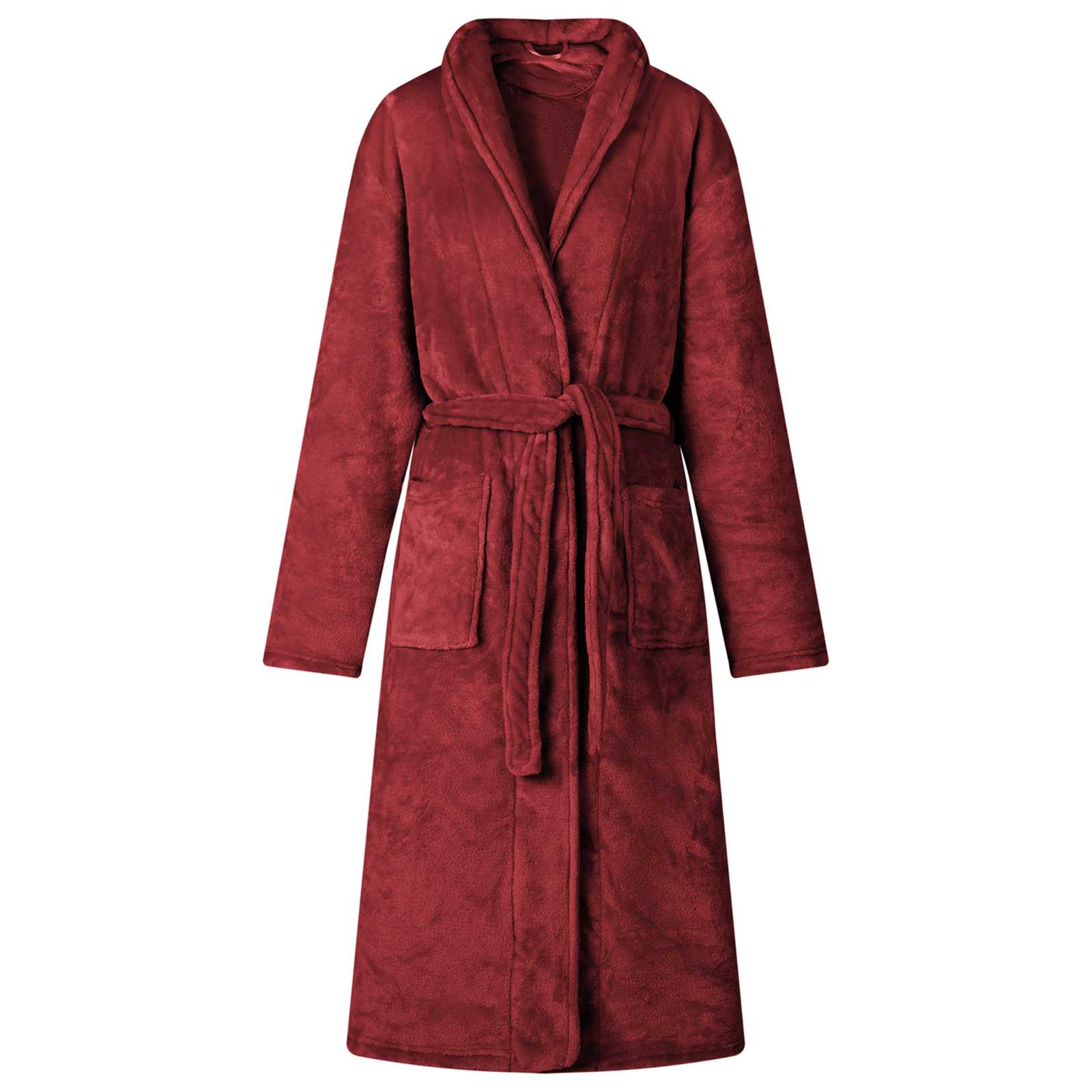 vidaXL Badjas zonder Kap Beige s Flanel