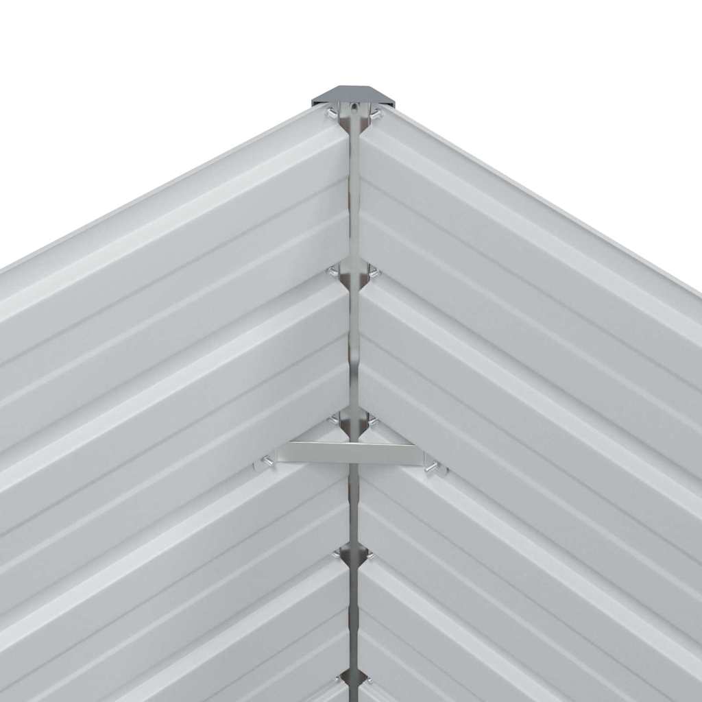 vidaXL Verhoogde plantenbak Licht Bruin 100 x 100 x 77 cm