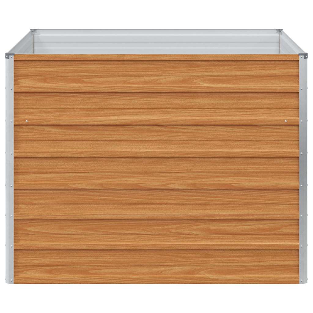 vidaXL Verhoogde plantenbak Licht Bruin 100 x 100 x 77 cm