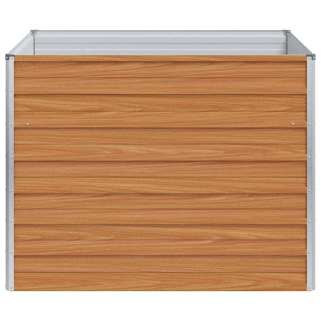 vidaXL Verhoogde plantenbak Licht Bruin 100 x 100 x 77 cm