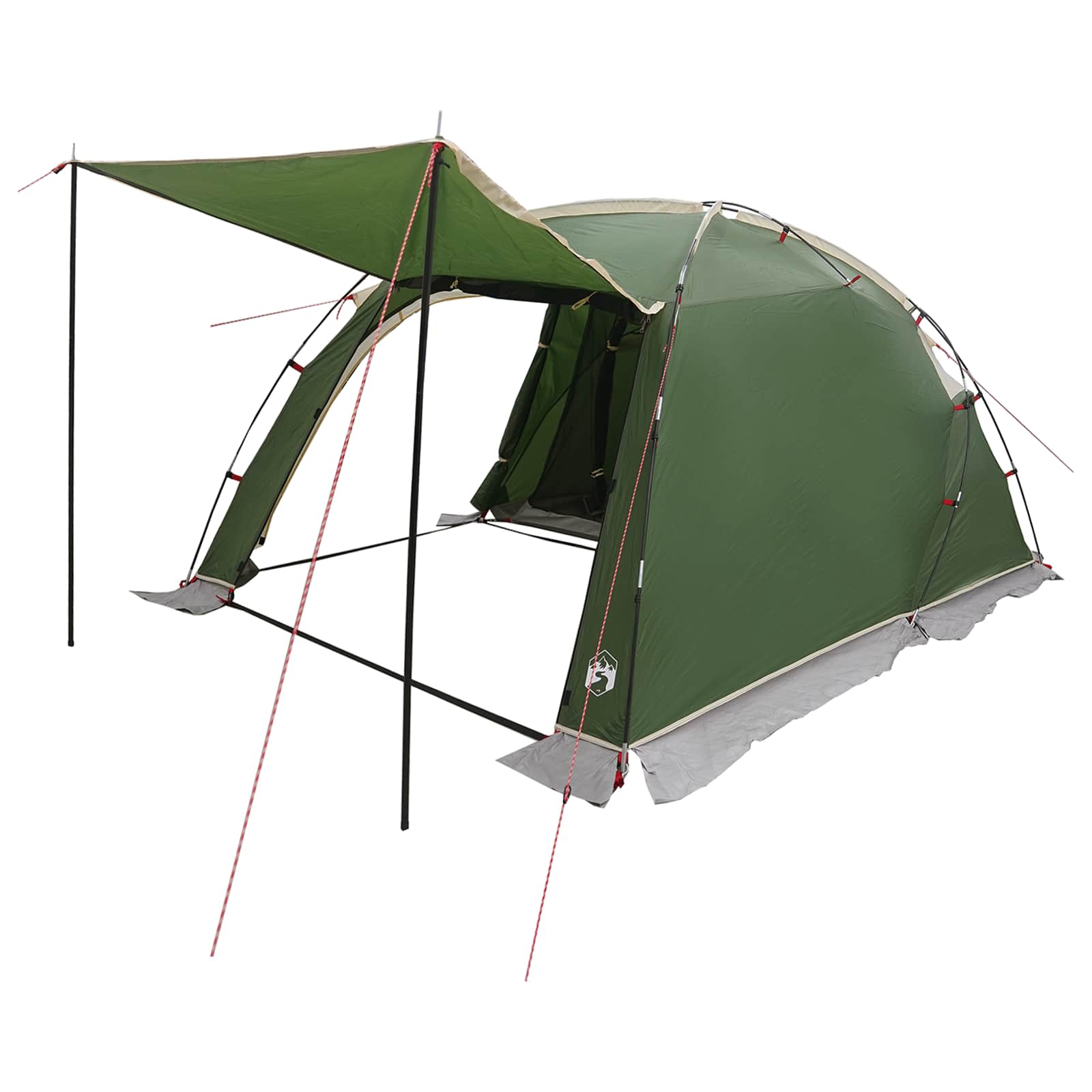 vidaXL Tunneltent Groen 361 x 235 x 147 cm