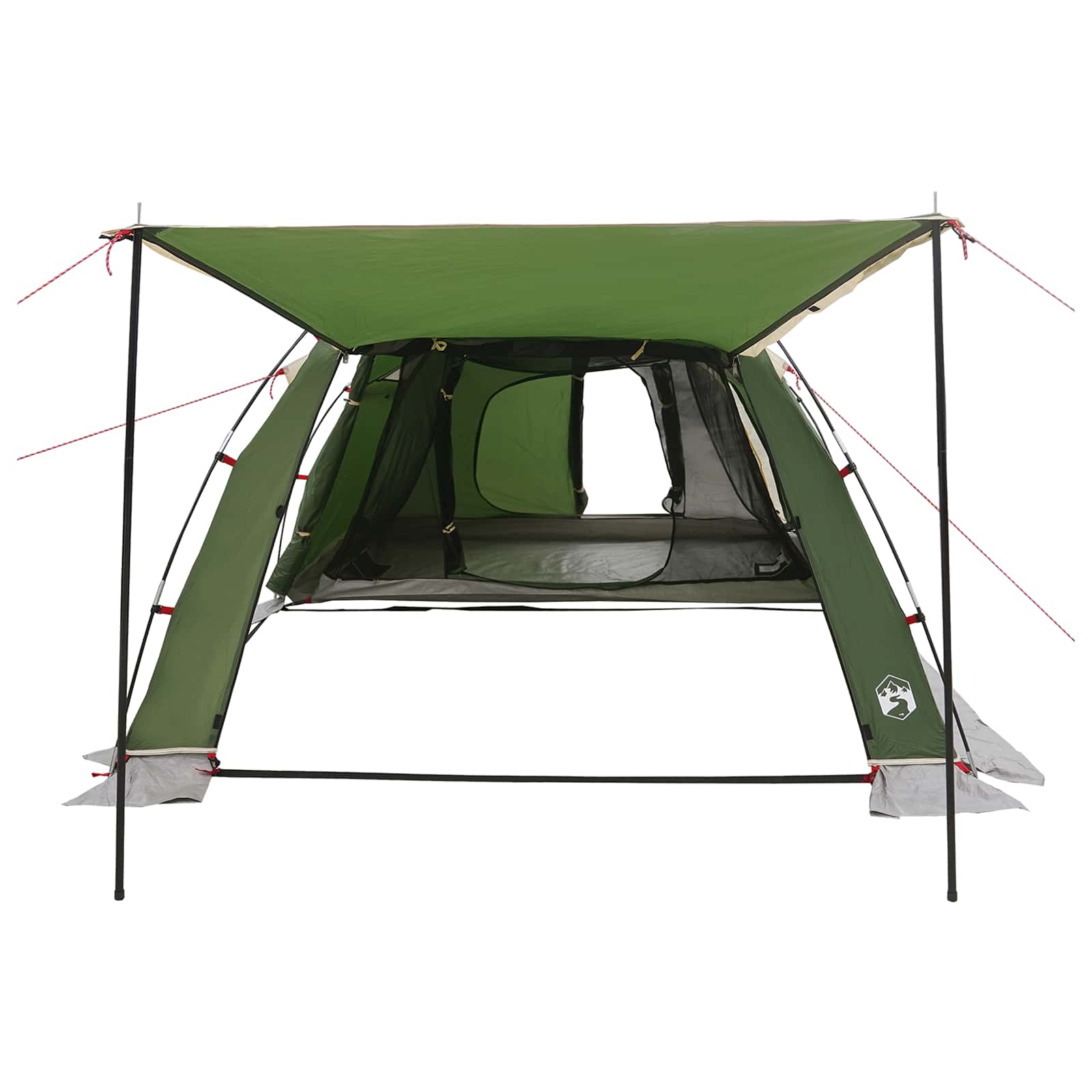 vidaXL Tunneltent Groen 361 x 235 x 147 cm
