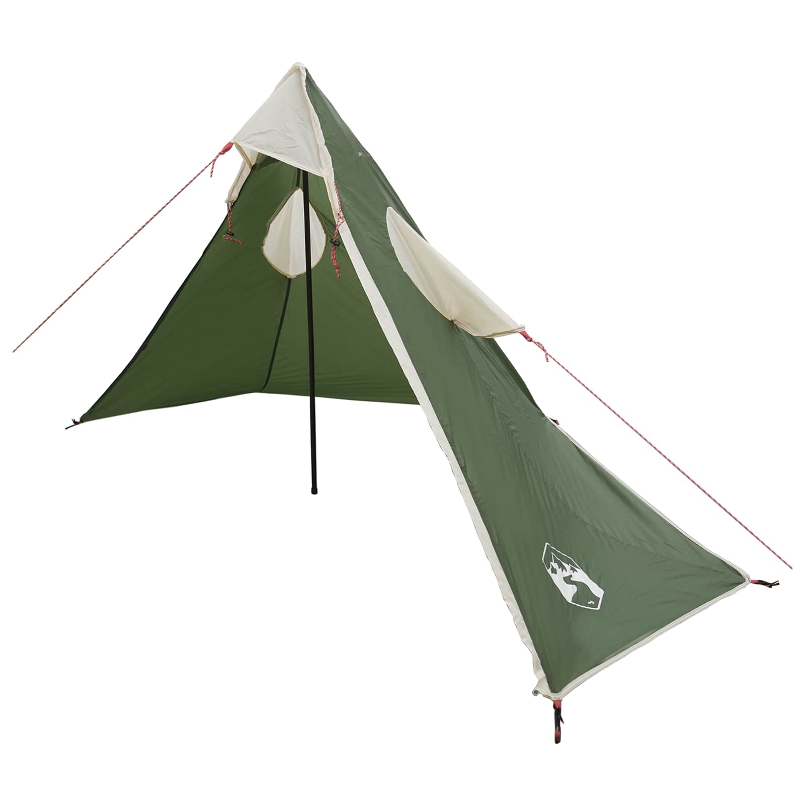 vidaXL 2-in-1 Regen Poncho met Kap Groen 262 x 126 x 130 cm