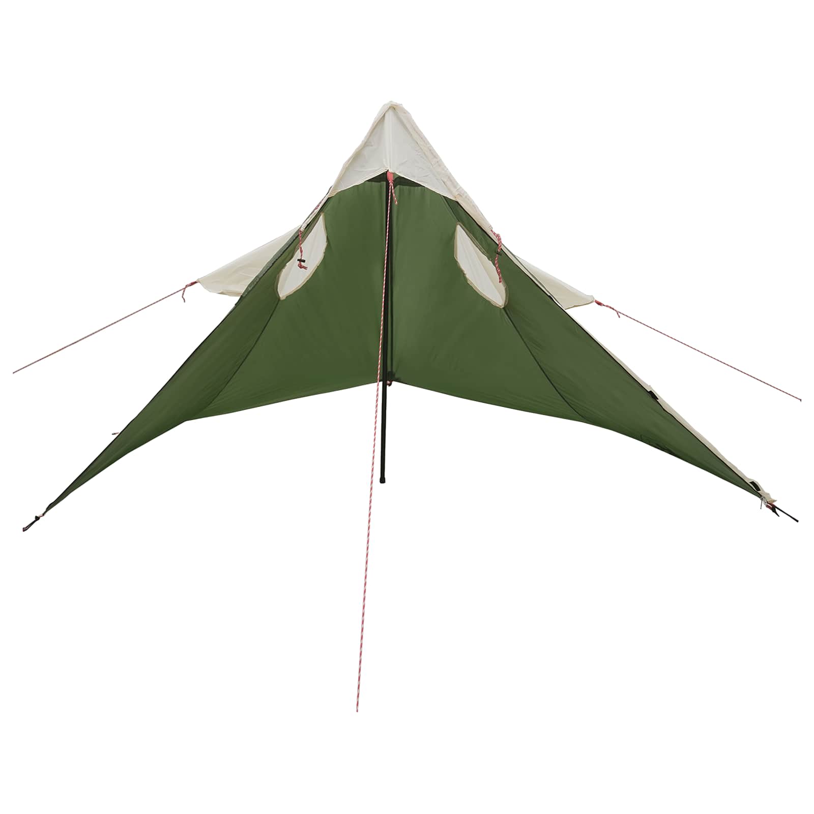 vidaXL 2-in-1 Regen Poncho met Kap Groen 262 x 126 x 130 cm
