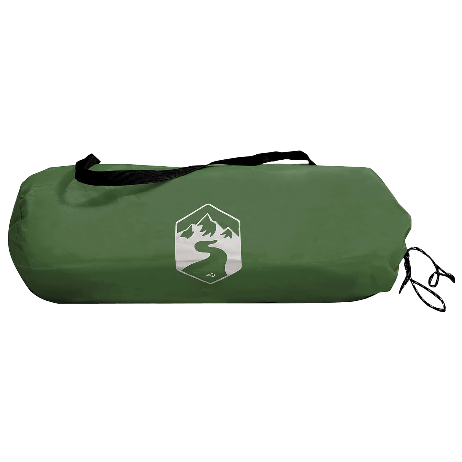 vidaXL 2-in-1 Regen Poncho met Kap Groen 262 x 126 x 130 cm