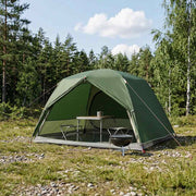 vidaXL Backpacking Tent Groen 2-persoons 185T Polyester met PU Coating