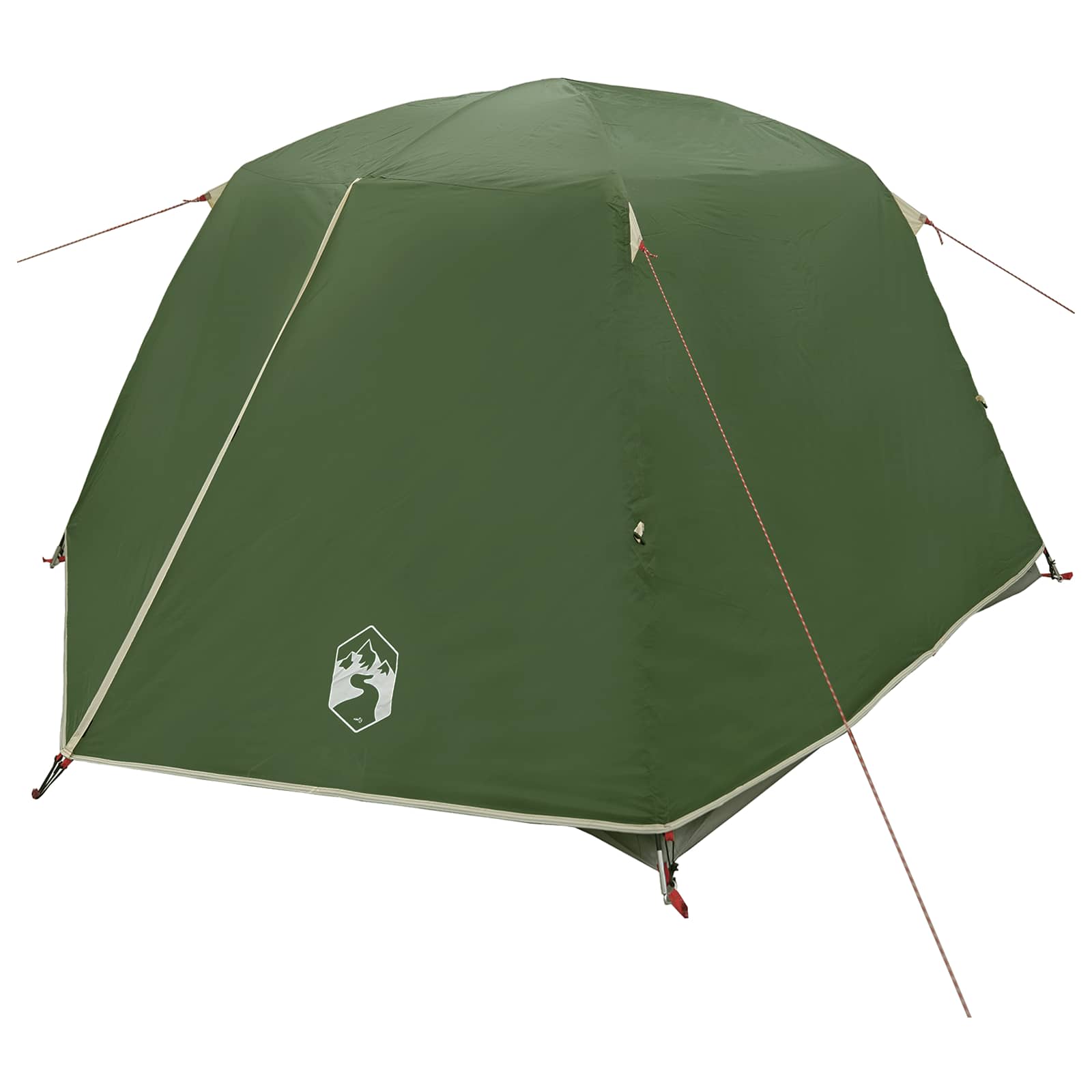 vidaXL Backpacking Tent Groen 2-persoons 185T Polyester met PU Coating