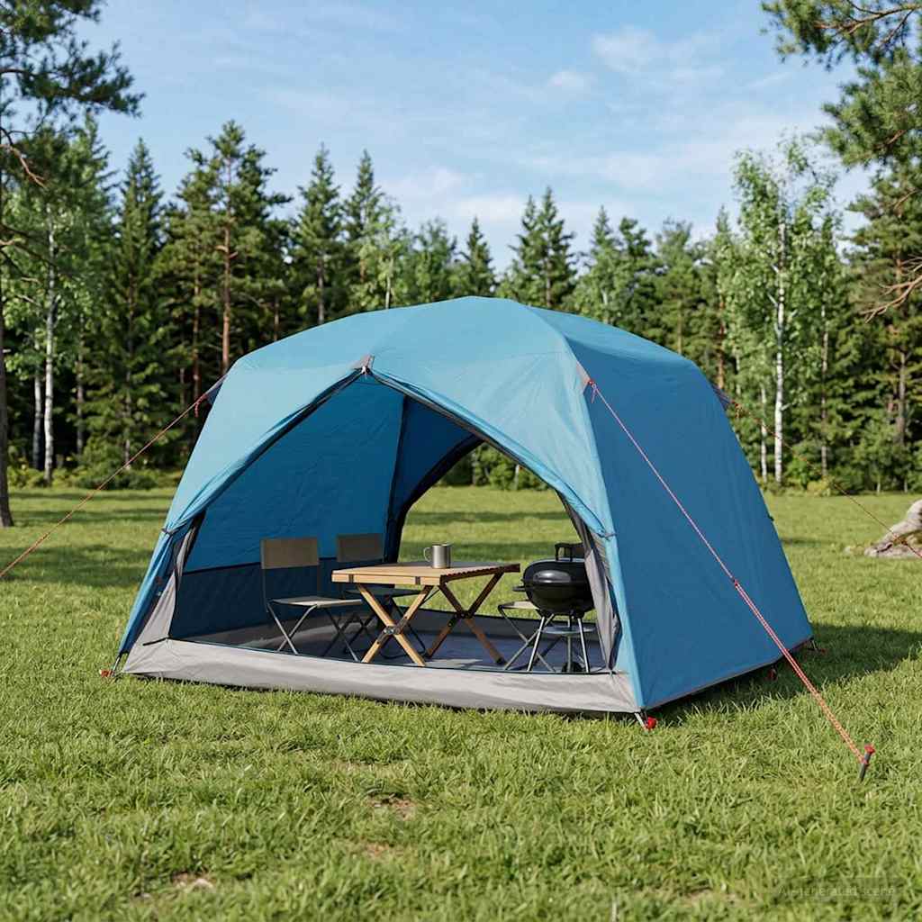 vidaXL Backpacking Tent Groen 2-persoons 185T Polyester met PU Coating