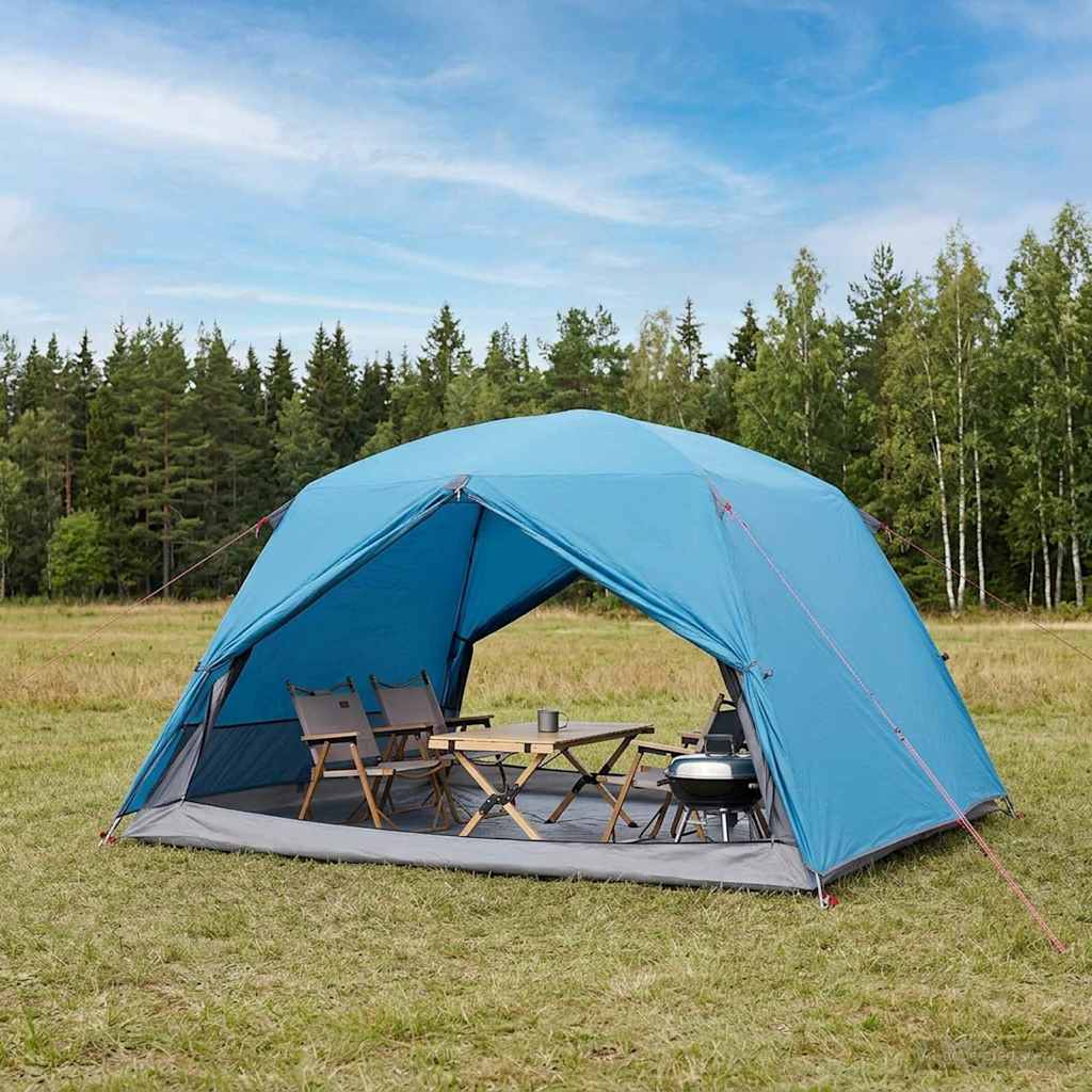 vidaXL Backpacking Tent Groen 2-persoons 185T Polyester met PU Coating