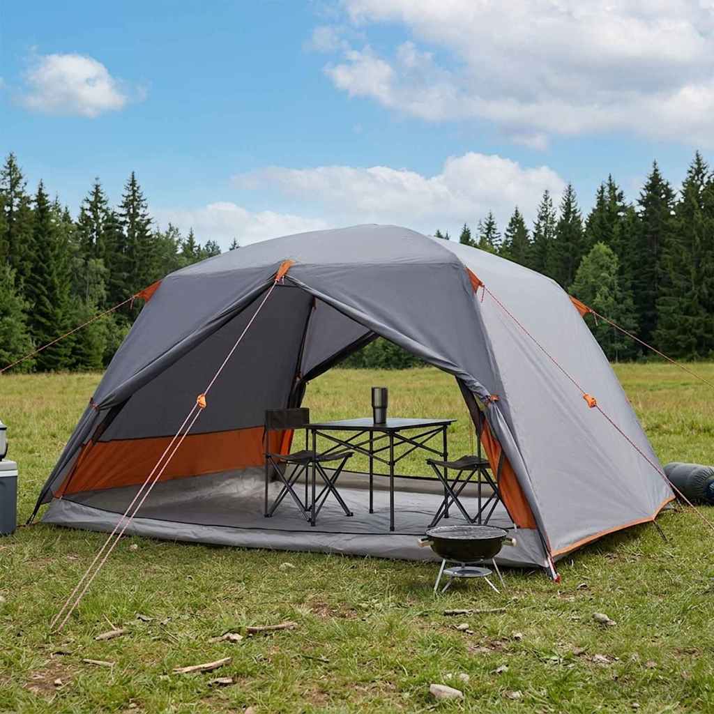 vidaXL Backpacking Tent Groen 2-persoons 185T Polyester met PU Coating