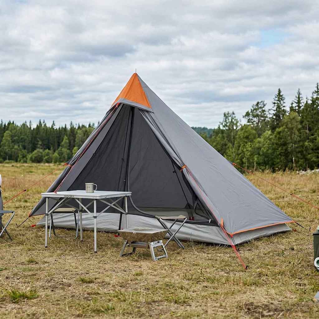 vidaXL Backpacking Tent Groen 222 x 85 x 125 cm