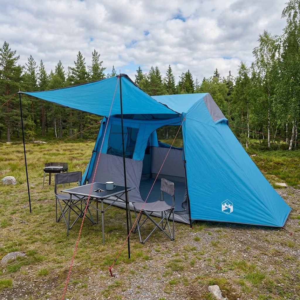 vidaXL Tunneltent Groen 475 x 220 x 192 cm