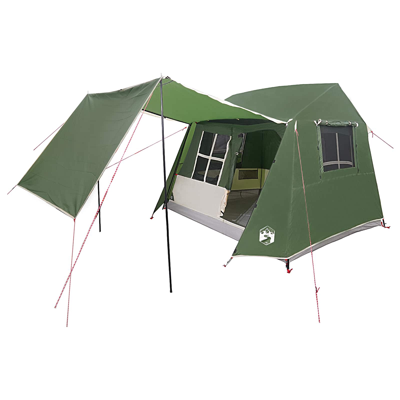 vidaXL Tunneltent Groen 275 x 240 x 200 cm
