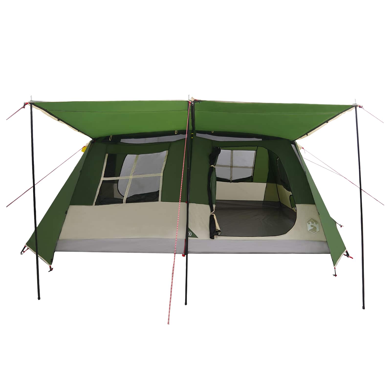 vidaXL Tunneltent Groen 400 x 278 x 182 cm