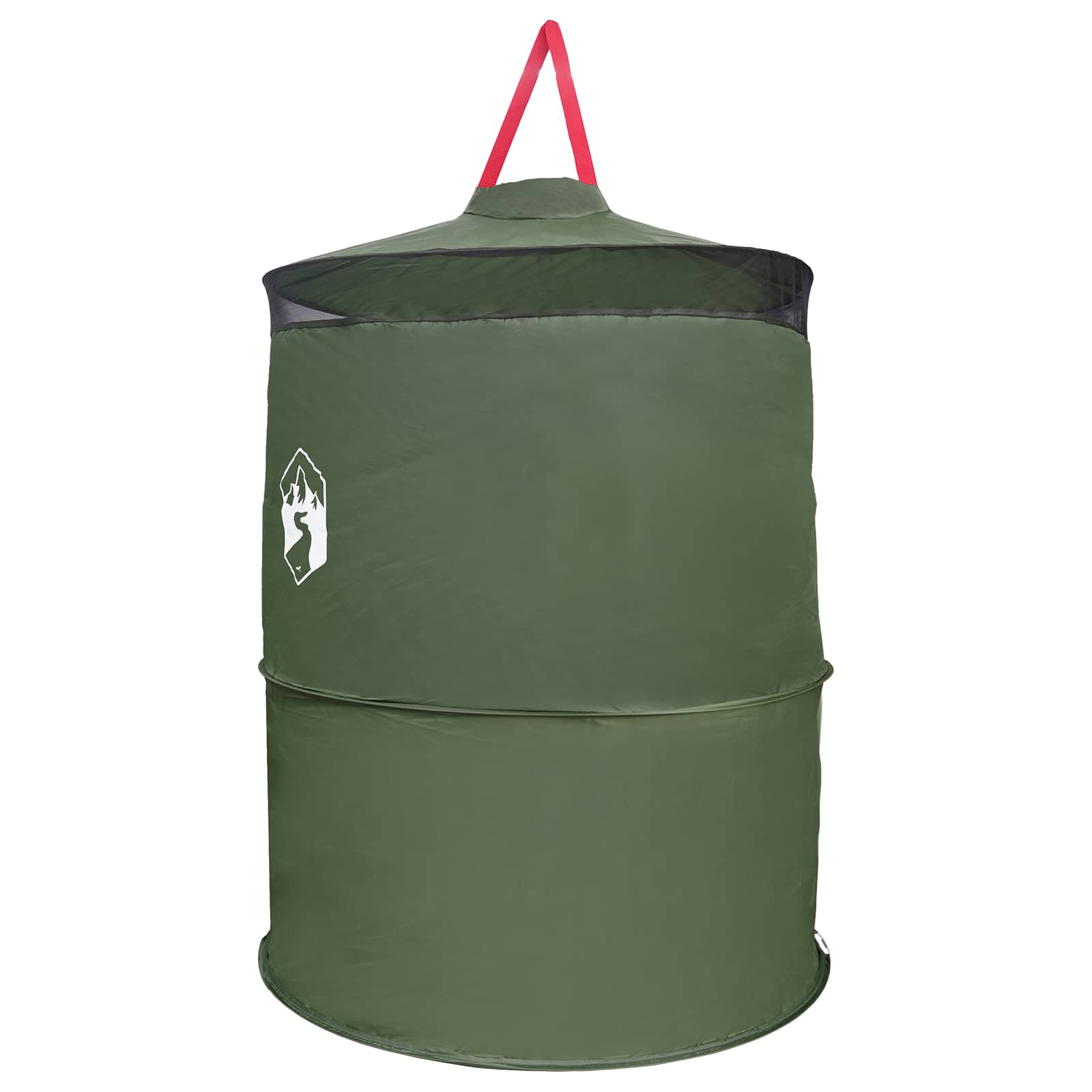 vidaXL Pop-up Toilet Tent met Hangende Touw Groen 97 x 126 cm