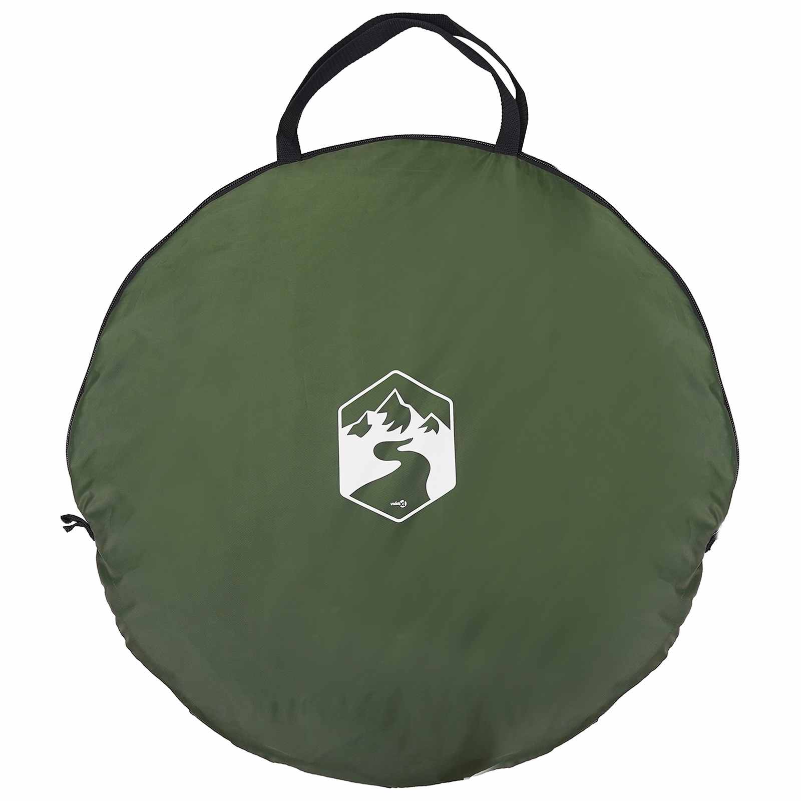 vidaXL Pop-up Toilet Tent met Hangende Touw Groen 97 x 126 cm