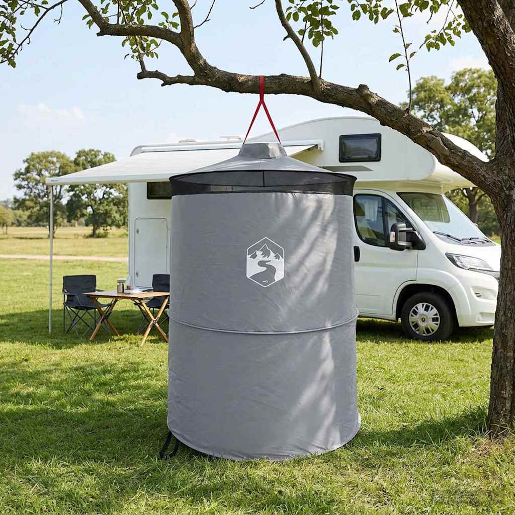 vidaXL Pop-up Toilet Tent met Hangende Touw Groen 97 x 126 cm
