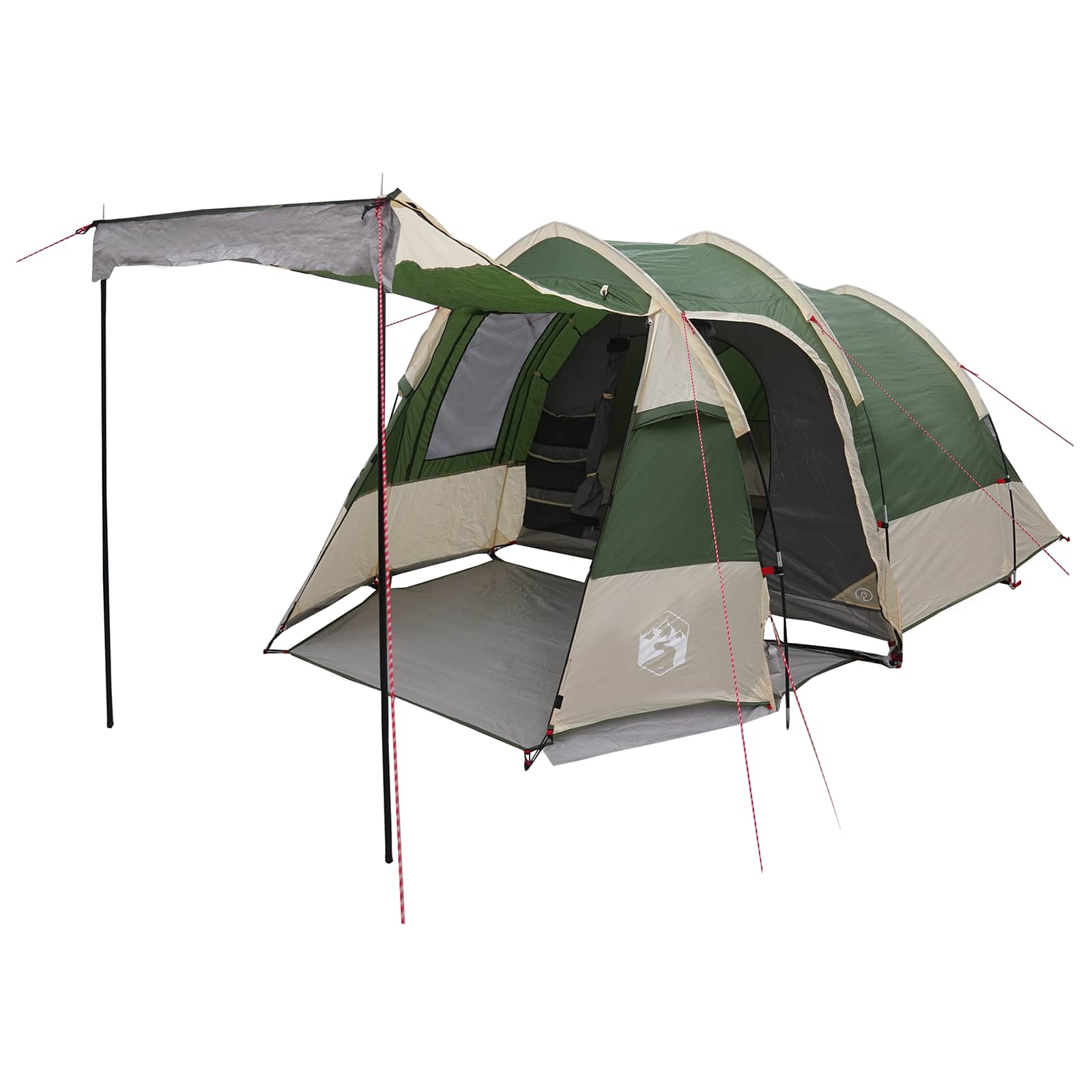 vidaXL Tunneltent Groen 390 x 215 x 152 cm