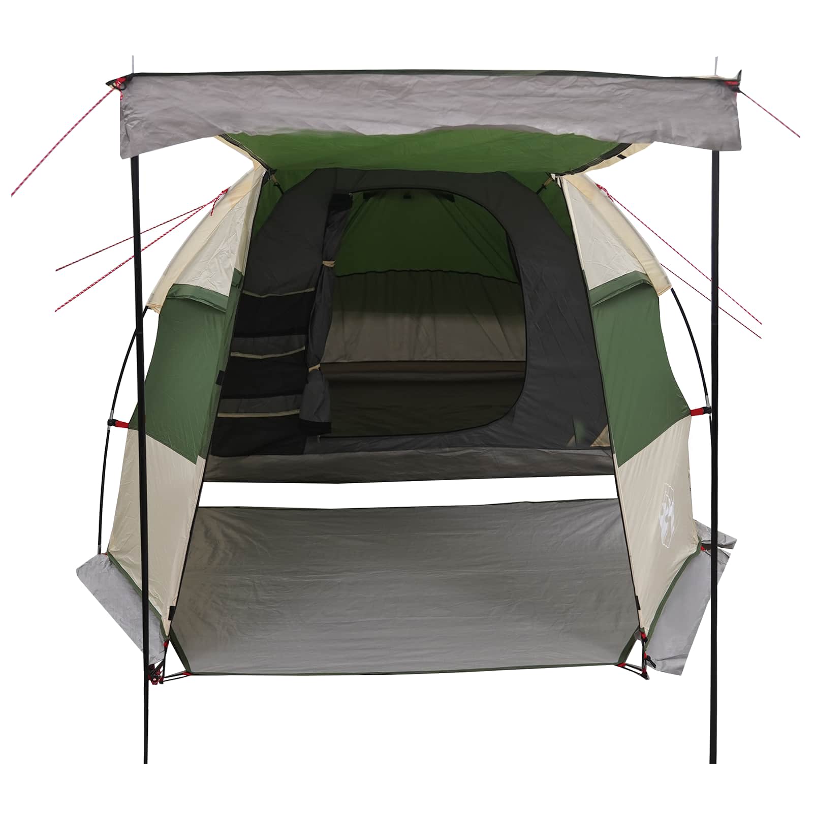 vidaXL Tunneltent Groen 390 x 215 x 152 cm