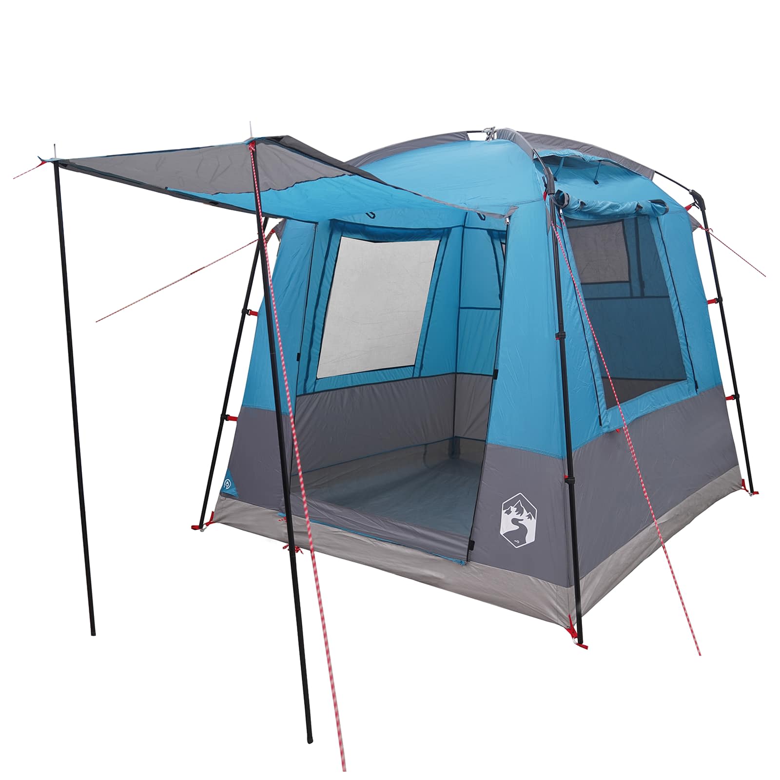 vidaXL Toilet Tent Groen 10-persoons 185T Polyester met PU Coating