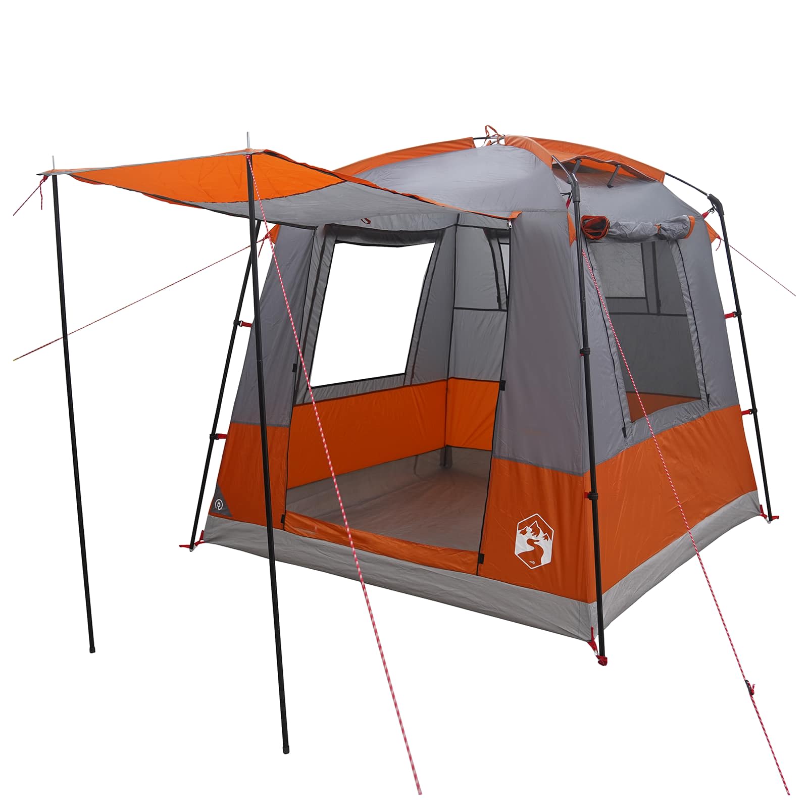 vidaXL Toilet Tent Groen 10-persoons 185T Polyester met PU Coating