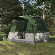 vidaXL Toilet Tent Groen 10-persoons 185T Polyester met PU Coating