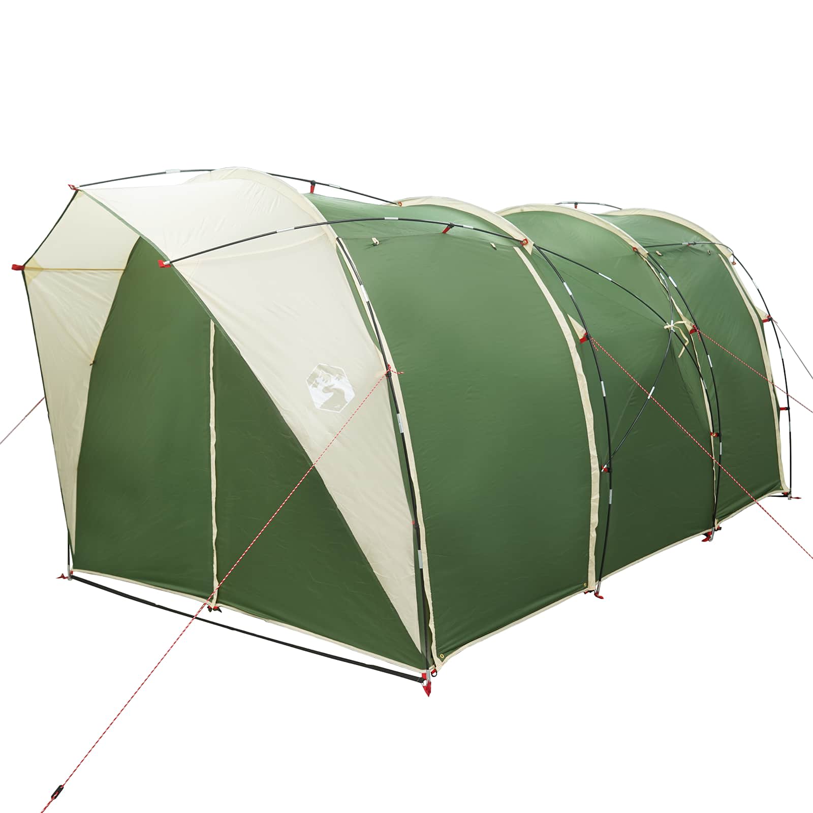 vidaXL Tunneltent Groen 382 x 262 x 214 cm