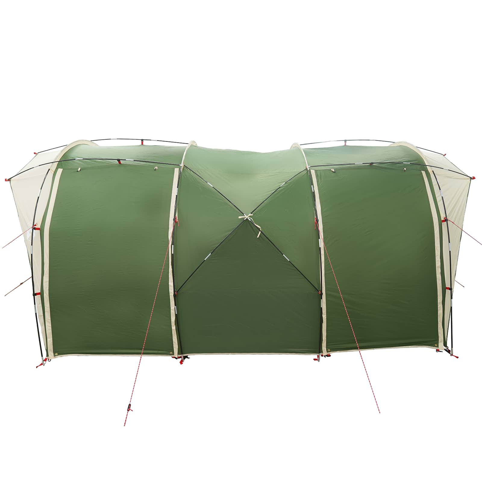 vidaXL Tunneltent Groen 382 x 262 x 214 cm