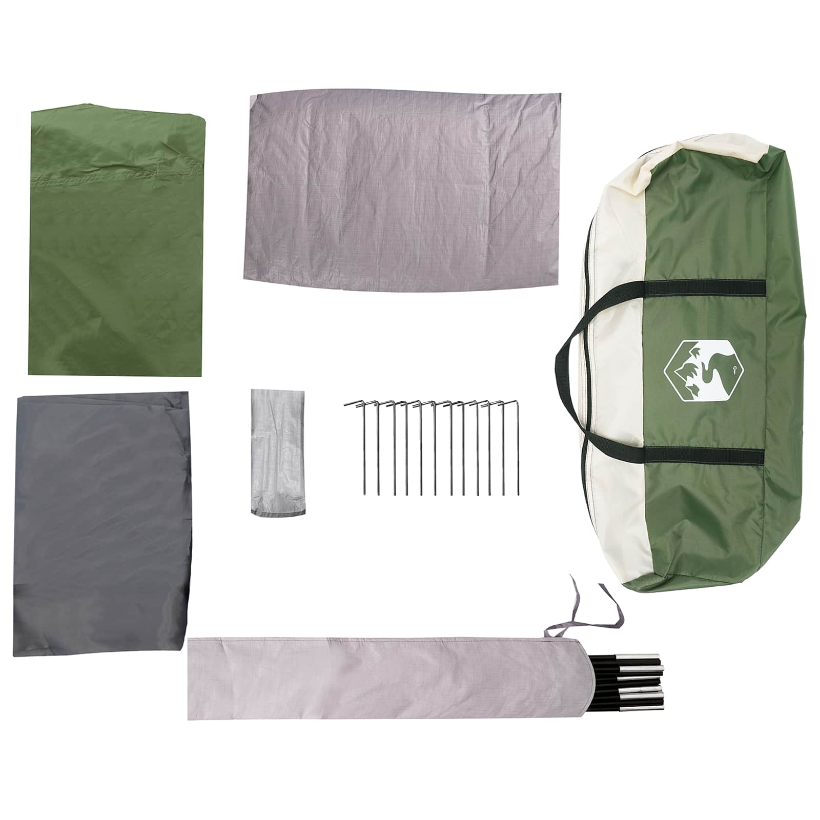 vidaXL Gezinstent Groen 533 x 312 x 230 cm
