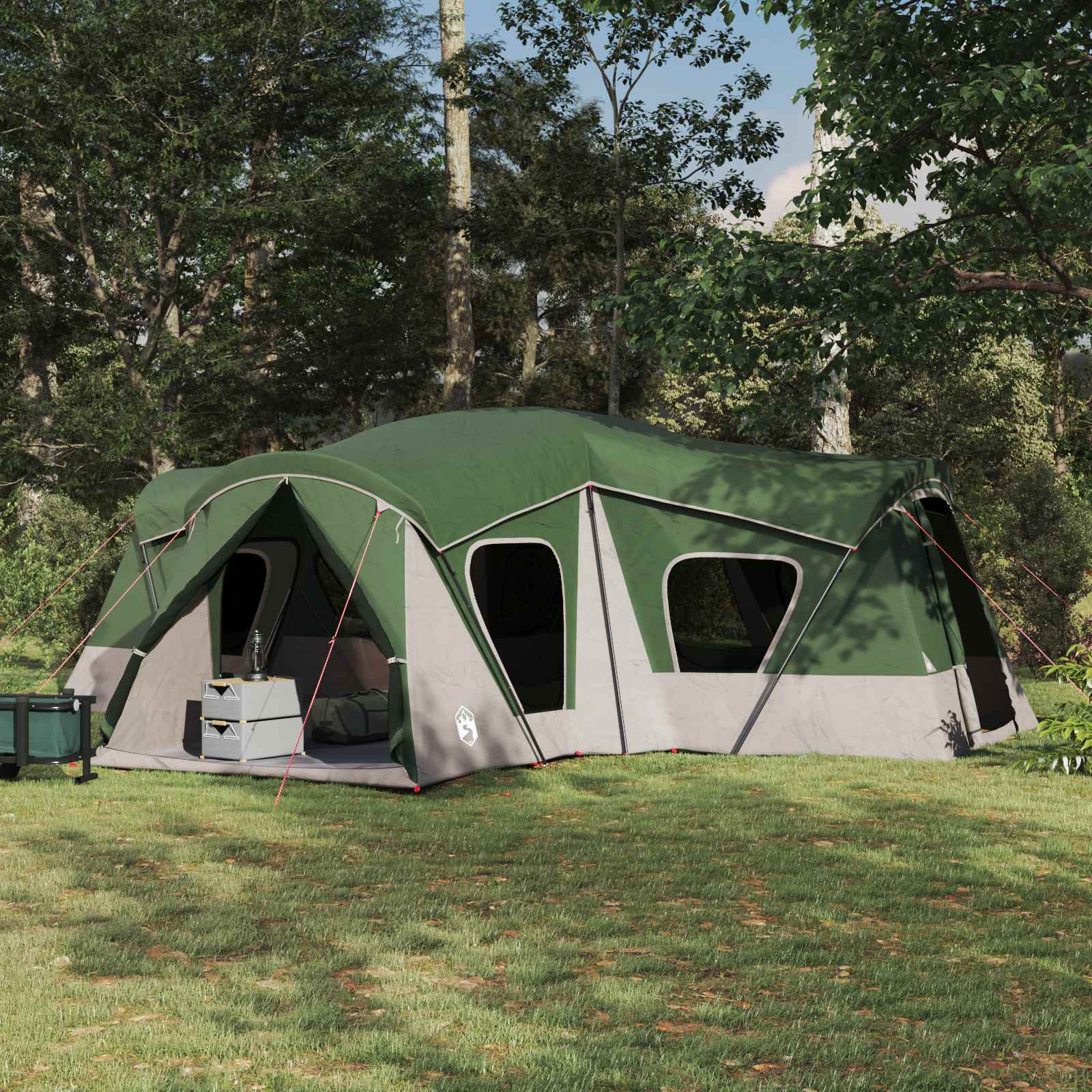 vidaXL Gezinstent Groen 610 x 610 x 210 cm
