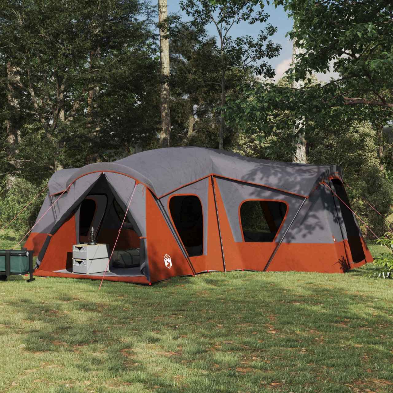 vidaXL Gezinstent Groen 610 x 610 x 210 cm