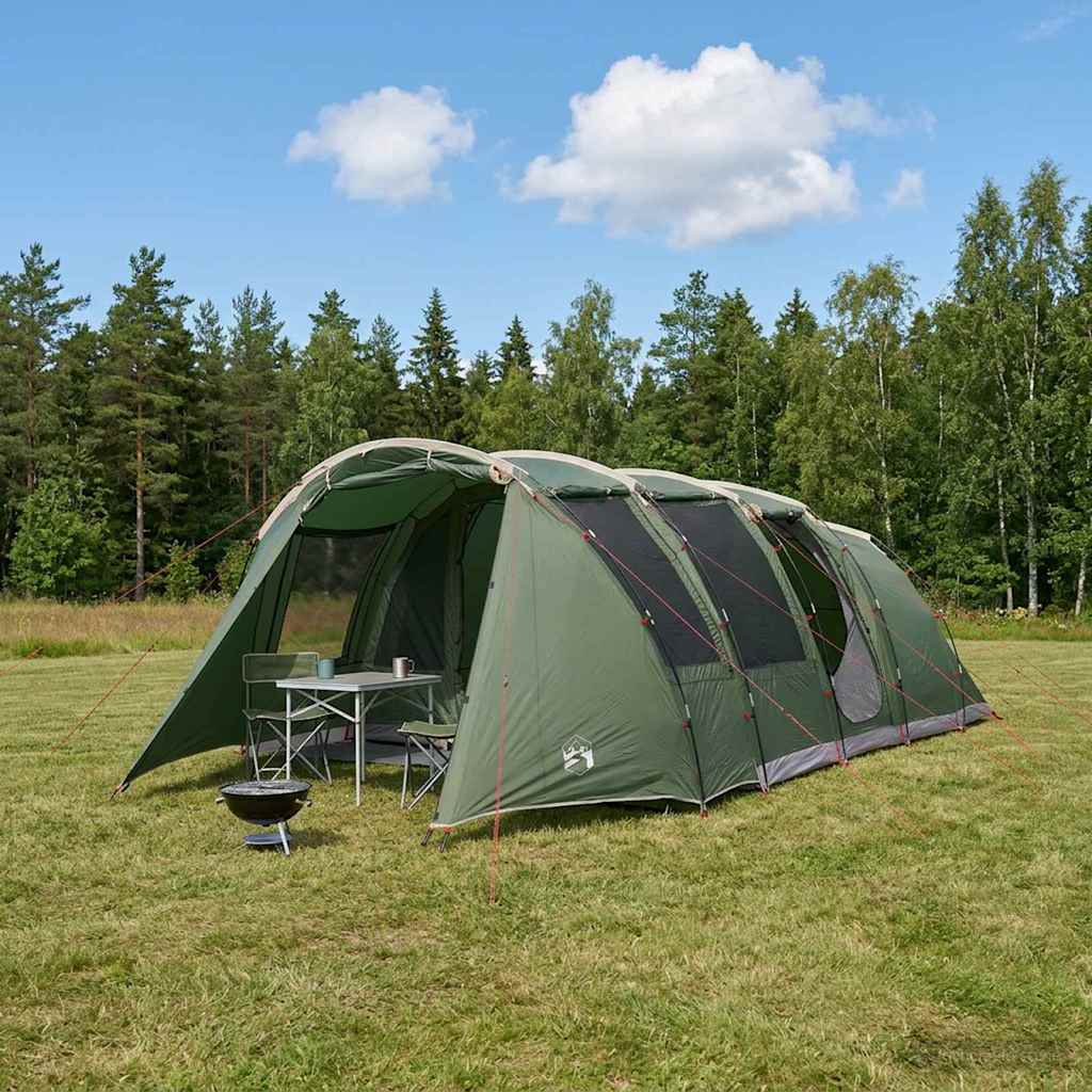 vidaXL Tunneltent Groen 675 x 392 x 210 cm
