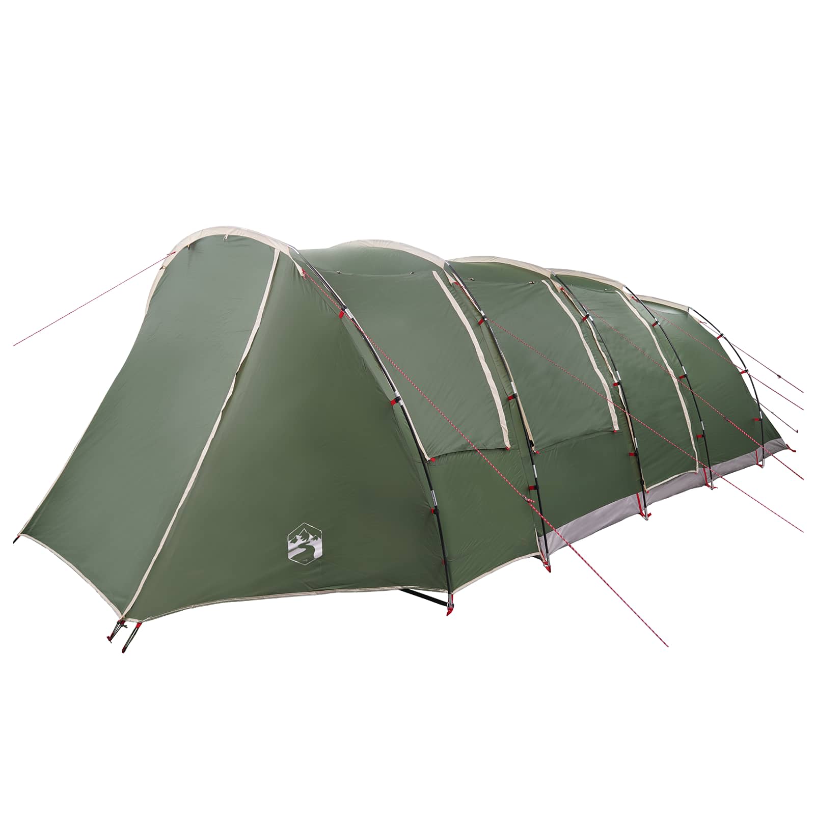 vidaXL Tunneltent Groen 675 x 392 x 210 cm