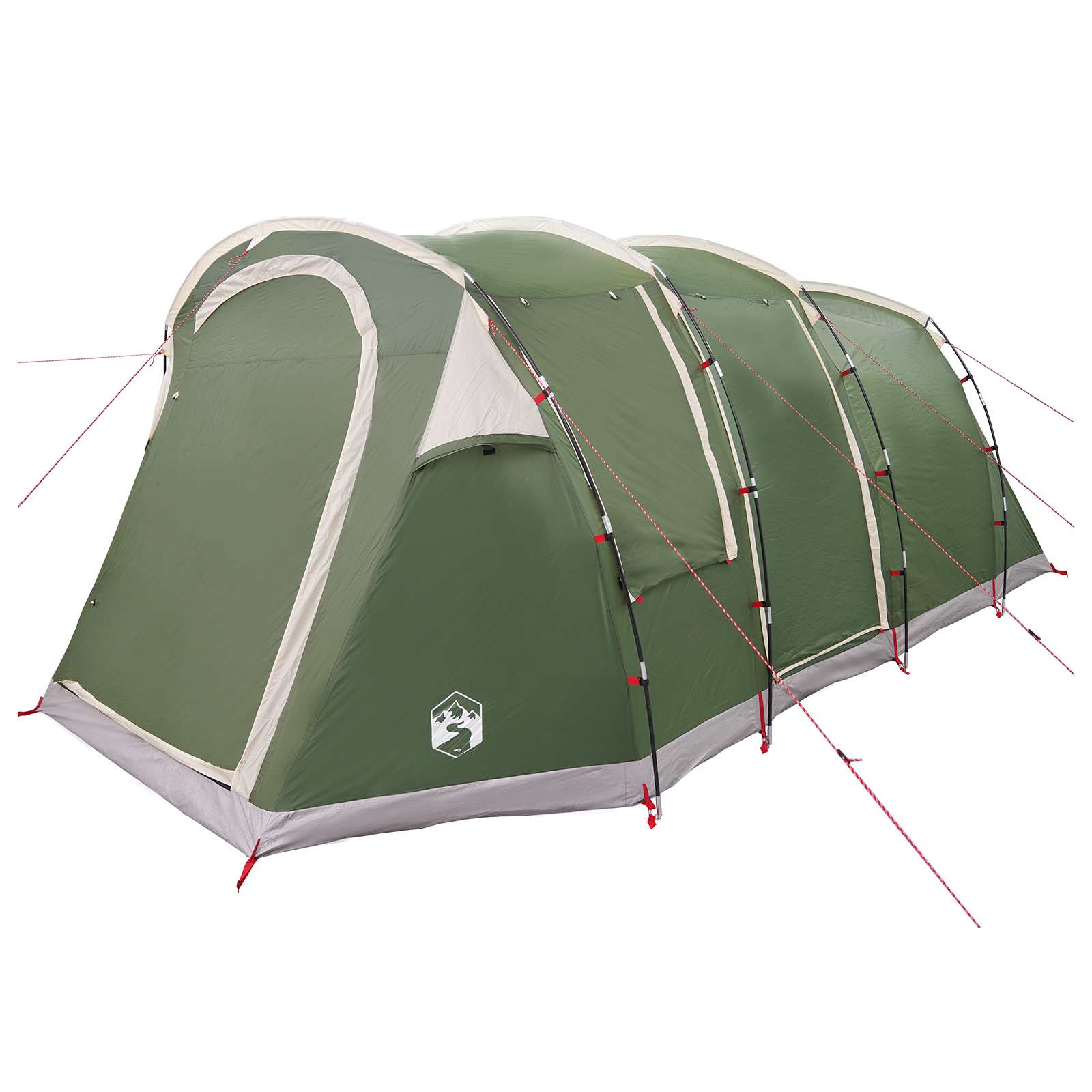 vidaXL Tunneltent Groen 505 x 330 x 204 cm